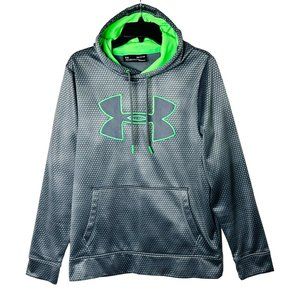 Under Armour Coldgear Loose Fit Hoodie Pullover Illusion Graphics - Small